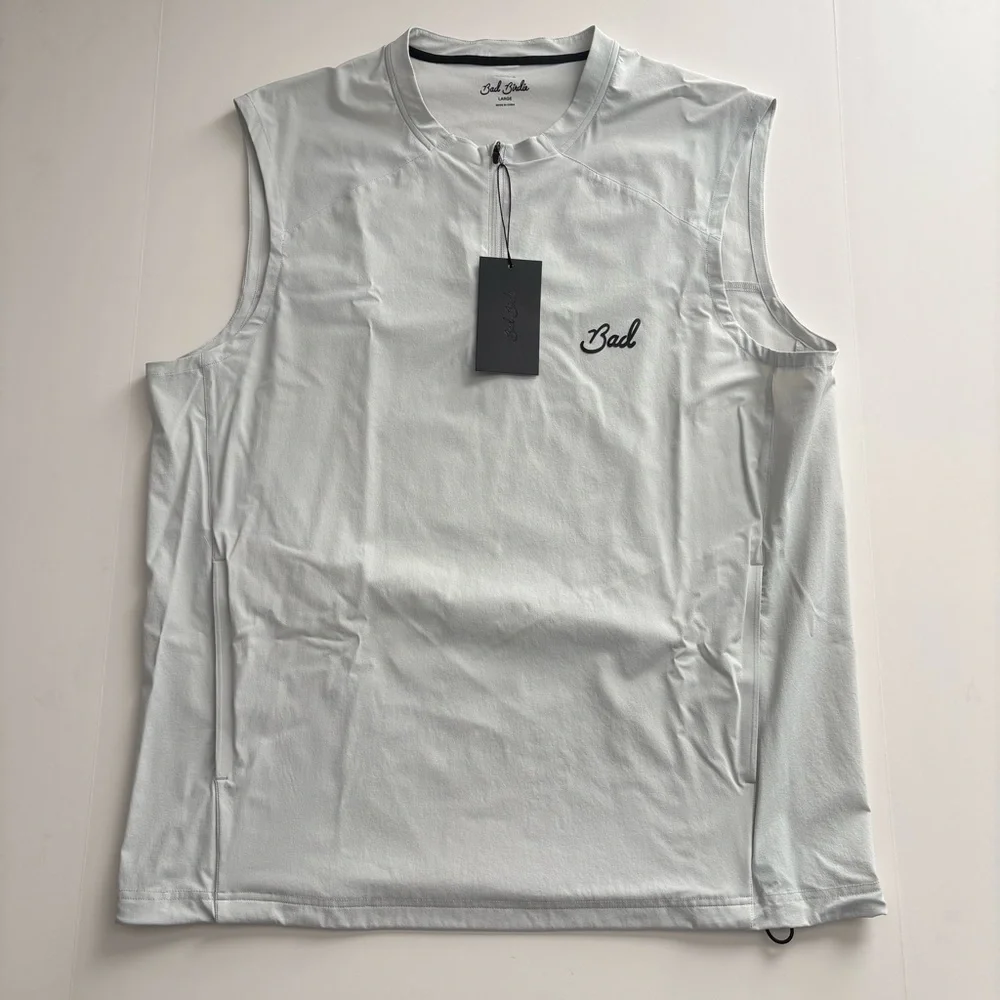 Men’s Bad Birdie Golf Kinetic Wind Vest Shirt Large MSRP $120 - Picture 1 of 8